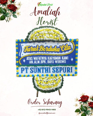 Papan Bunga Duka di Bitung Jaya