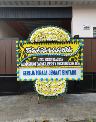 Papan Bunga Duka di Bitung Jaya